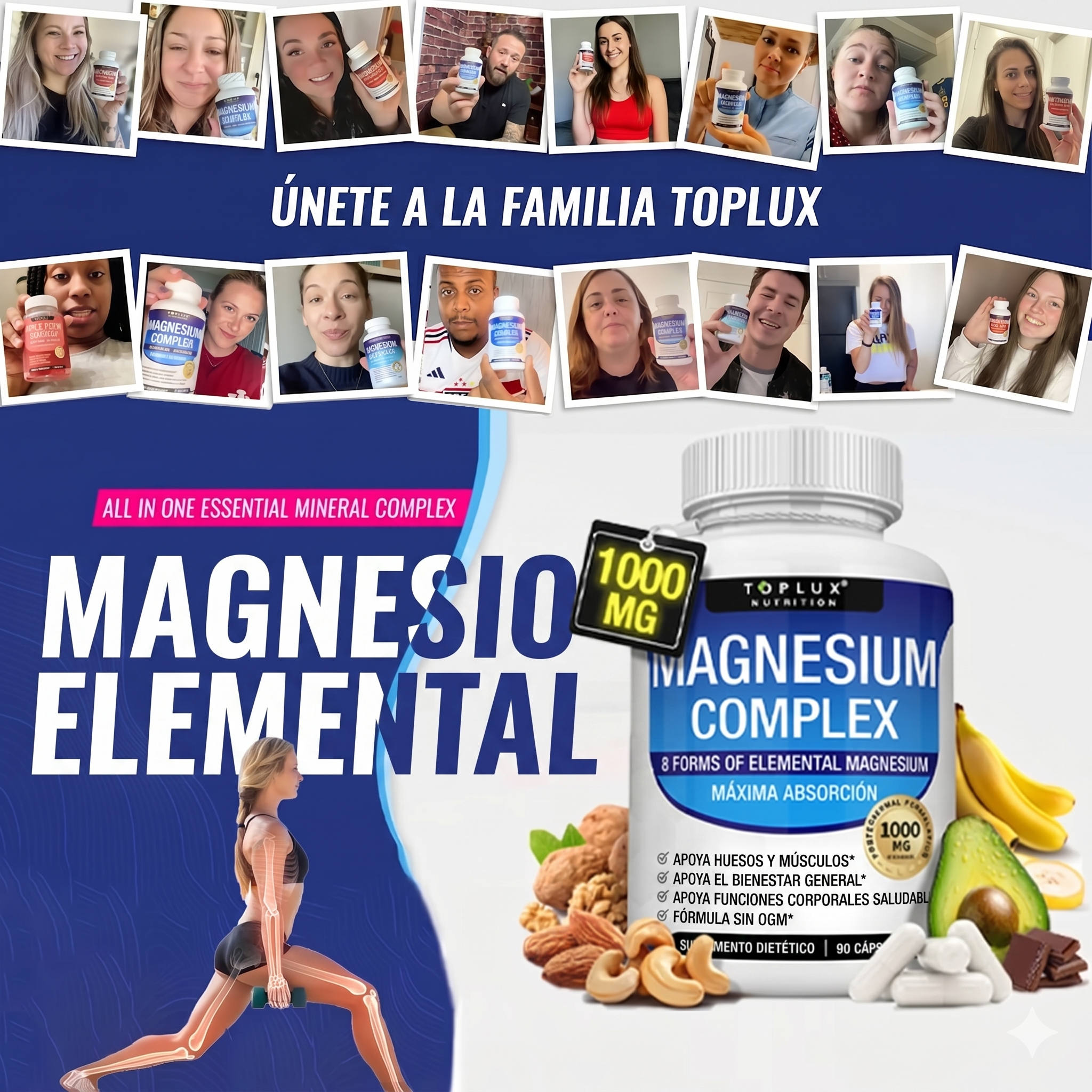 Magnesio Complejo Bienestar Diario Natural