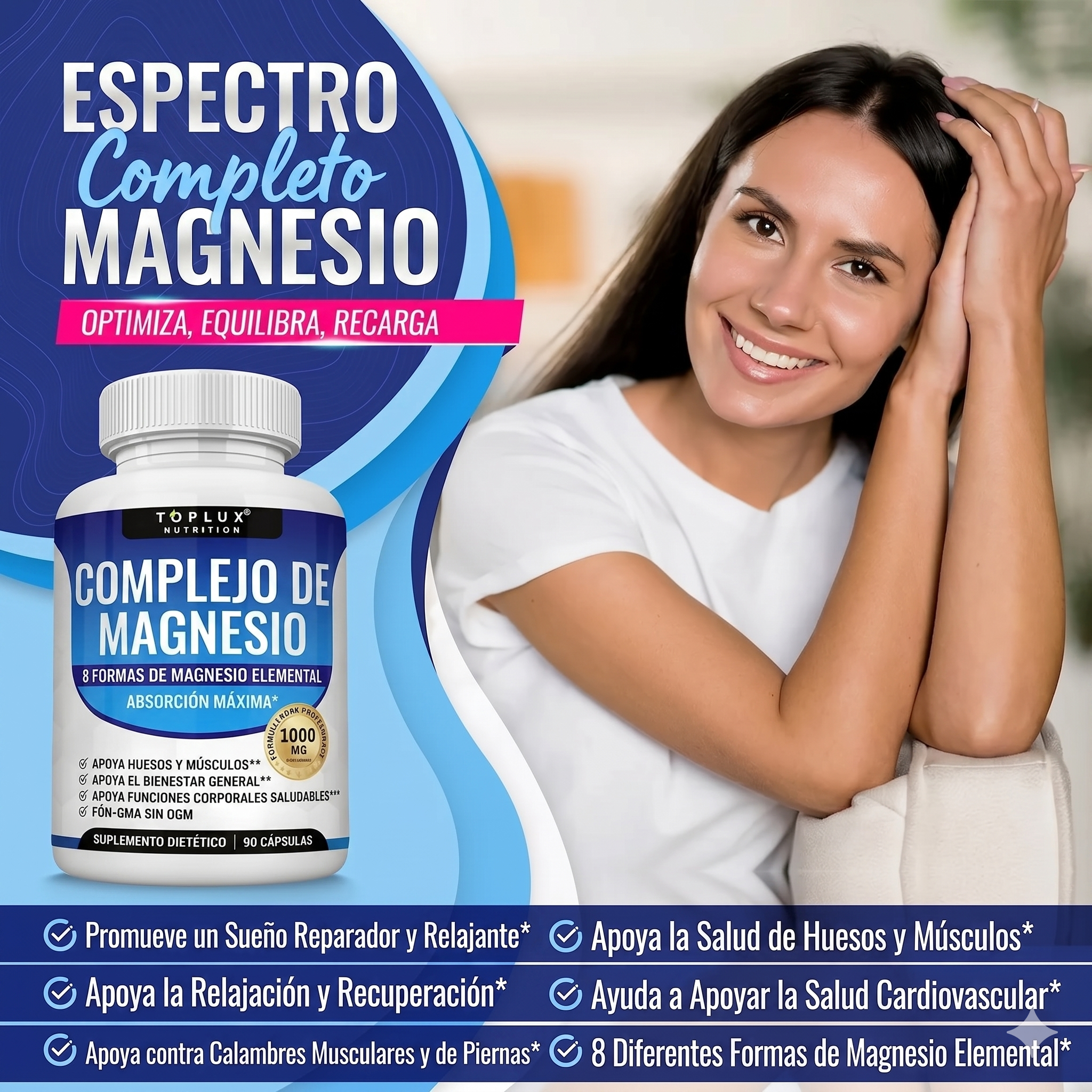 Magnesio Complejo Bienestar Diario Natural